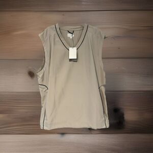 Cutter & Buck CB Windtech XL Sleeveless Pullover Golf Vest Zippered Pockets